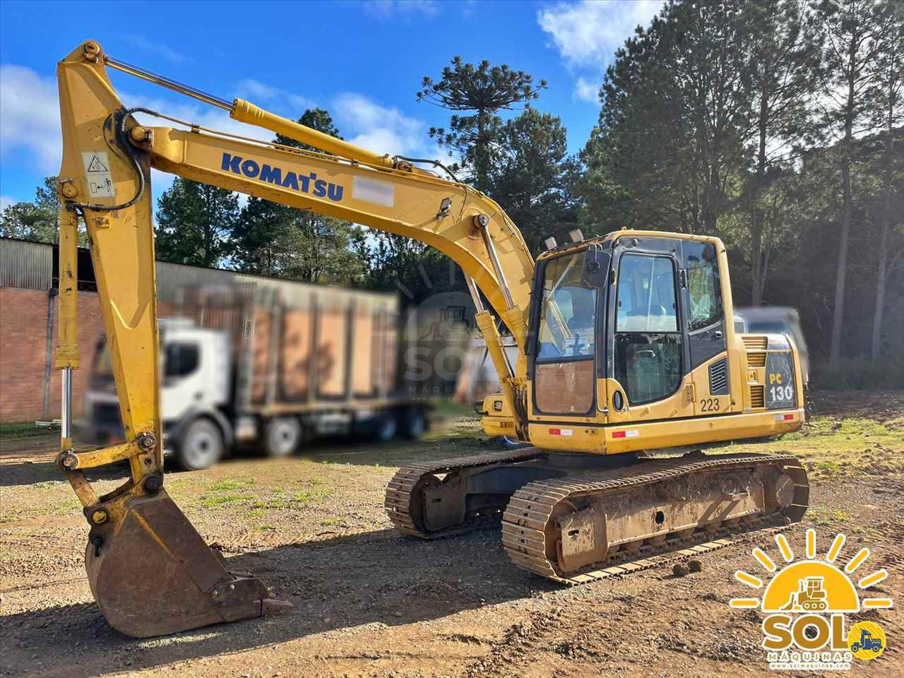ESCAVADEIRA KOMATSU PC130 Sol Máquinas FRAIBURGO SANTA CATARINA SC